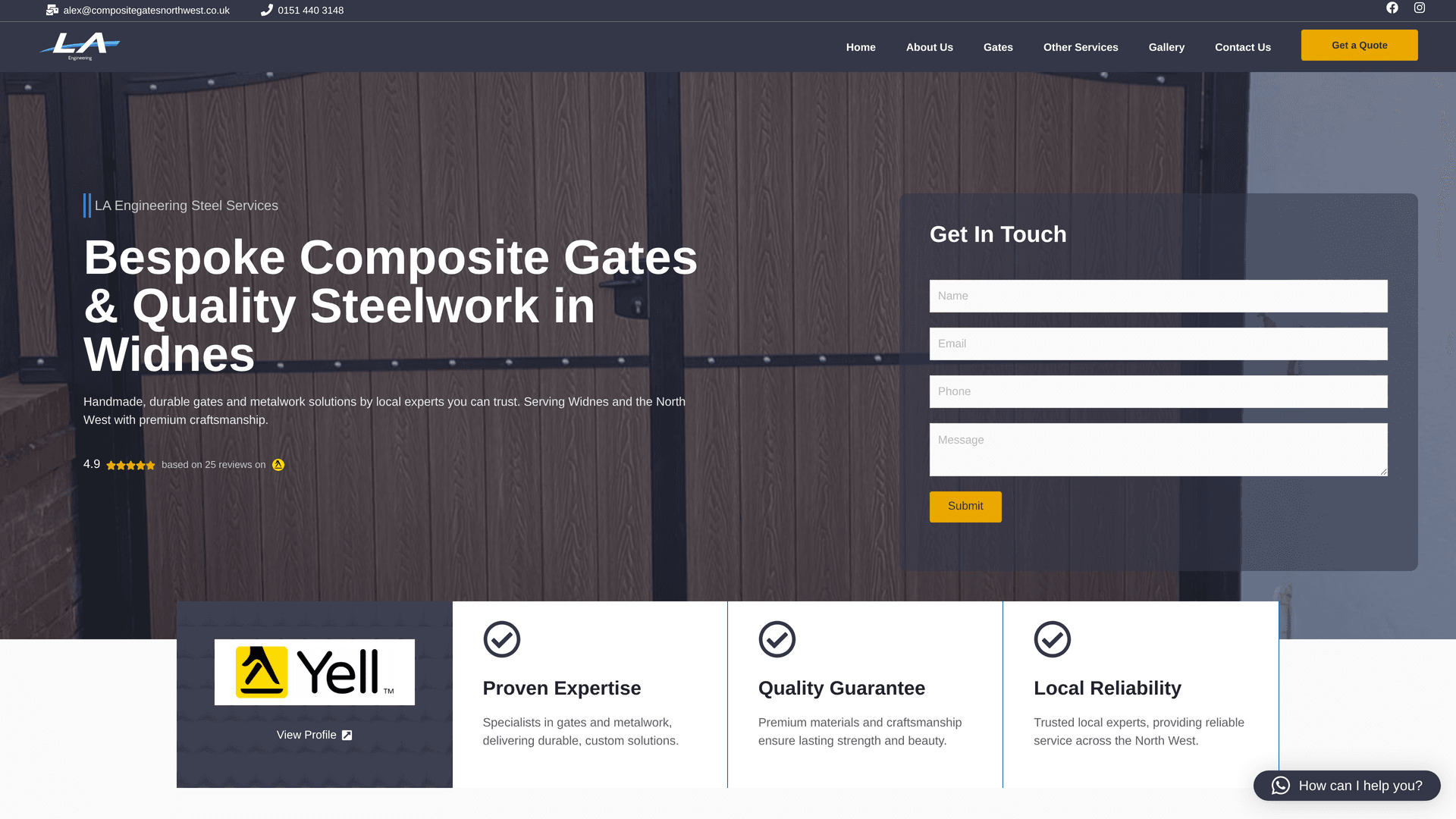 LA Engineering Northwest Website
